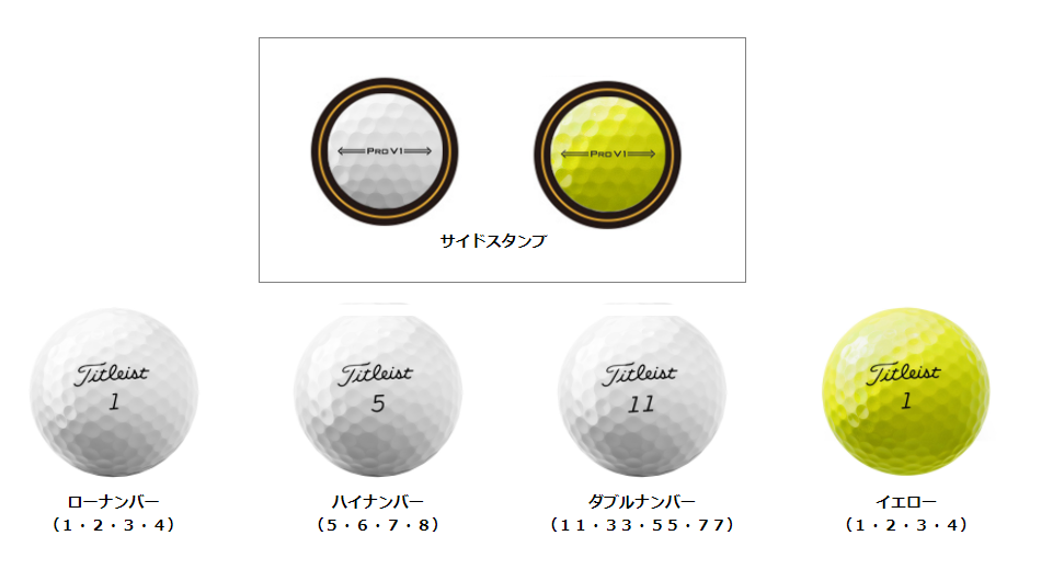 タイトリスト PRO V1 ボール １ダース ダブルナンバー [2021年モデル] Ｔｉｔｌｅｉｓｔ