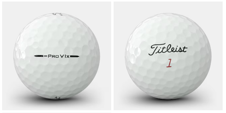 タイトリスト　PRO V1x LEFT DASH 2026年 ダースボール